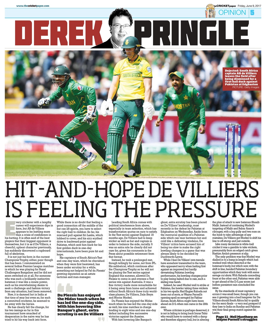 The Cricket Paper Preview Pages