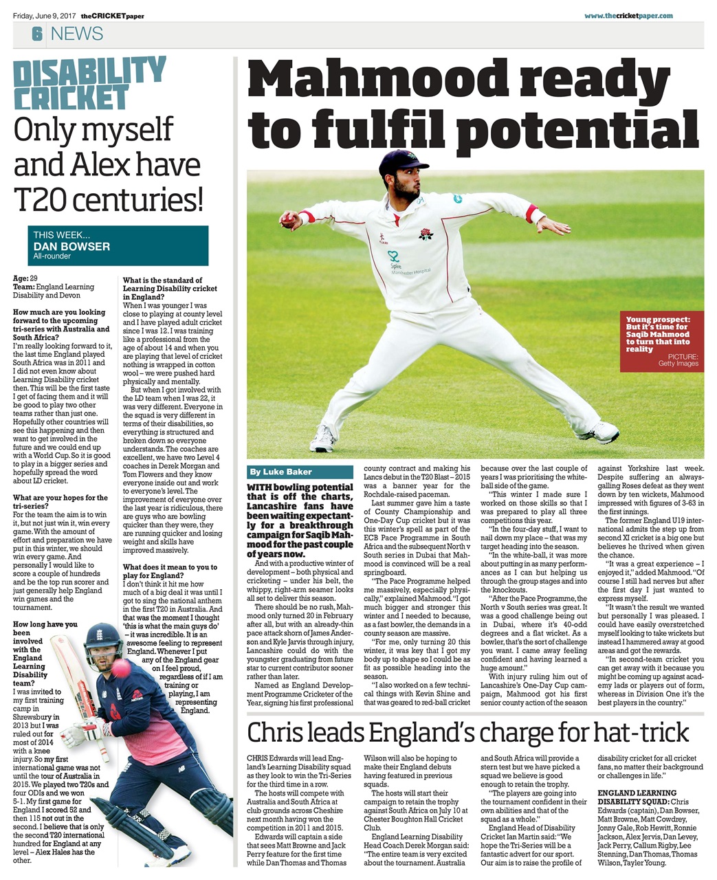 The Cricket Paper Preview Pages