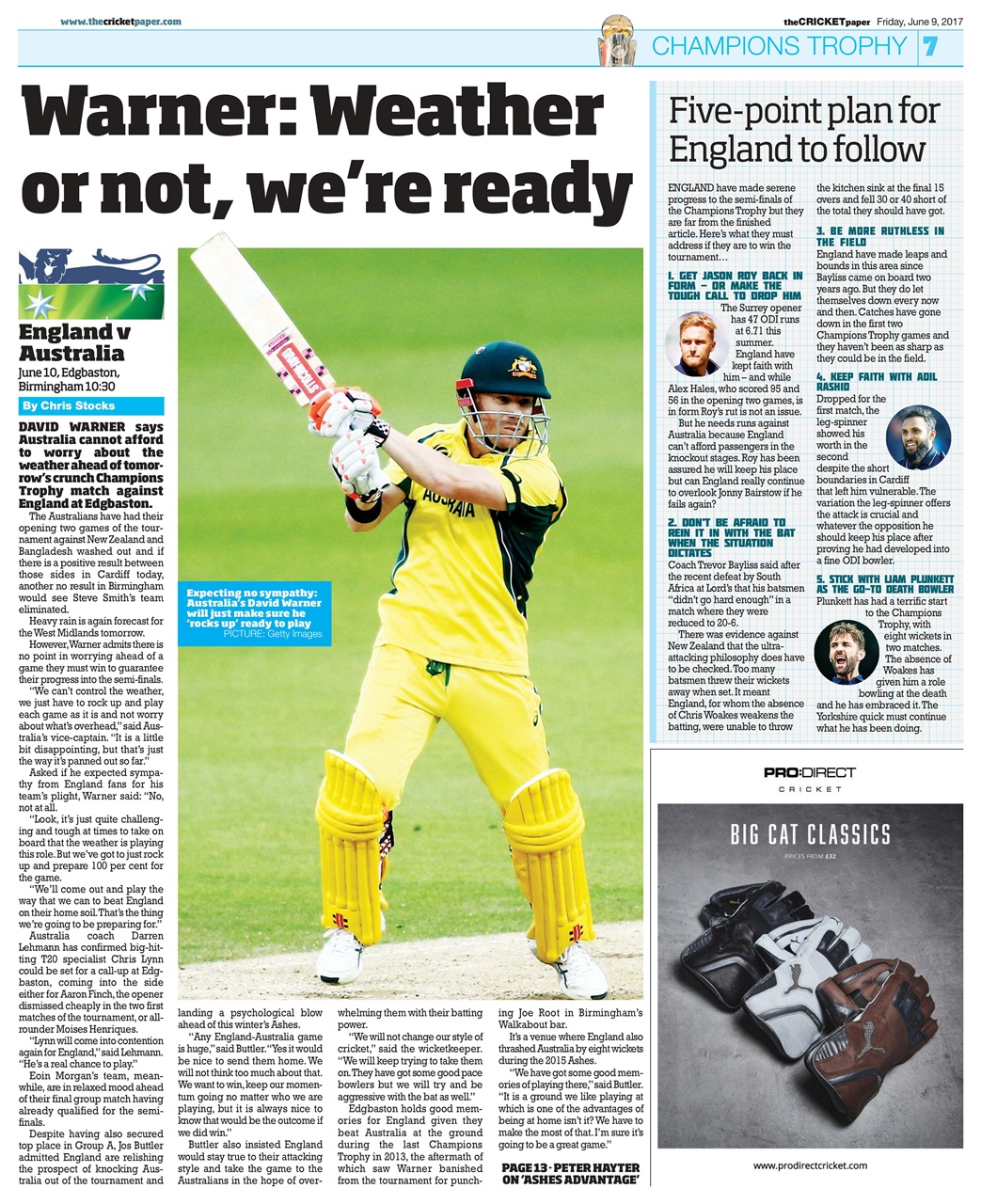 The Cricket Paper Preview Pages