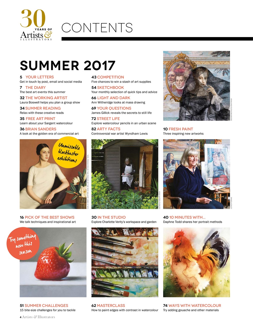 Artists & Illustrators Preview Pages