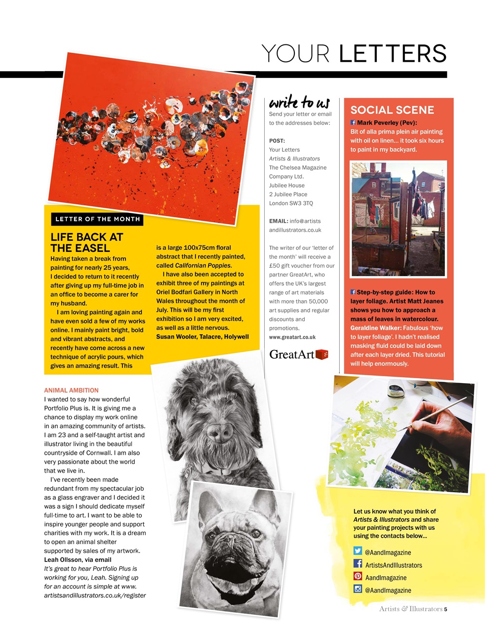 Artists & Illustrators Preview Pages