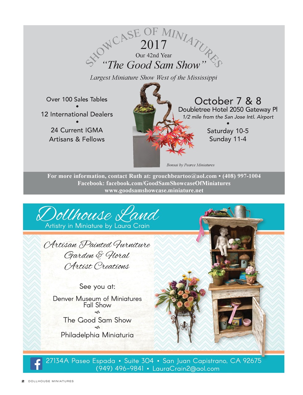 Dollhouse Miniatures Preview Pages