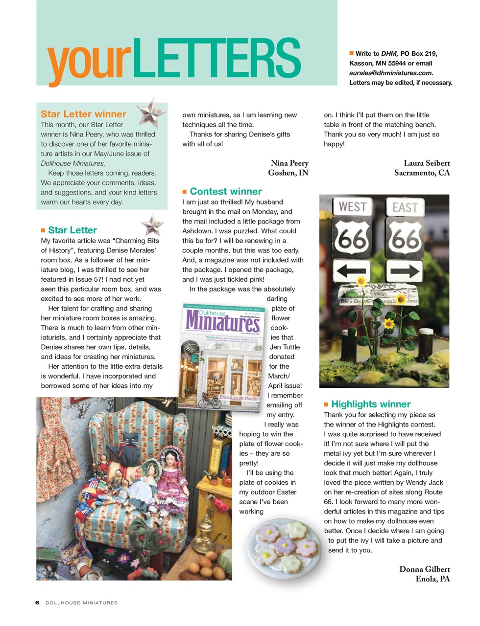 Dollhouse Miniatures Preview Pages