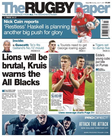 The Rugby Paper issue 11th June 2017