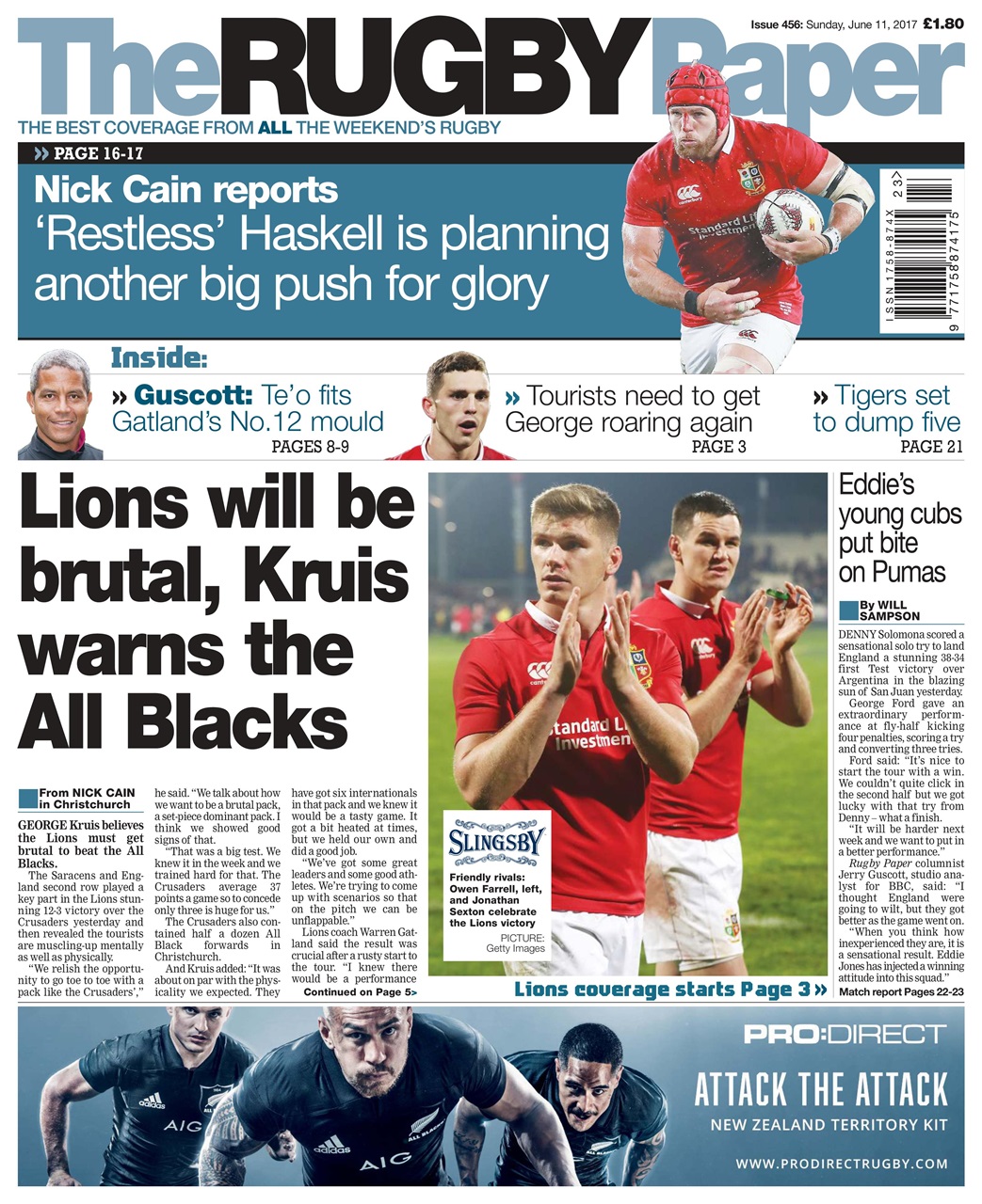 The Rugby Paper Preview Pages