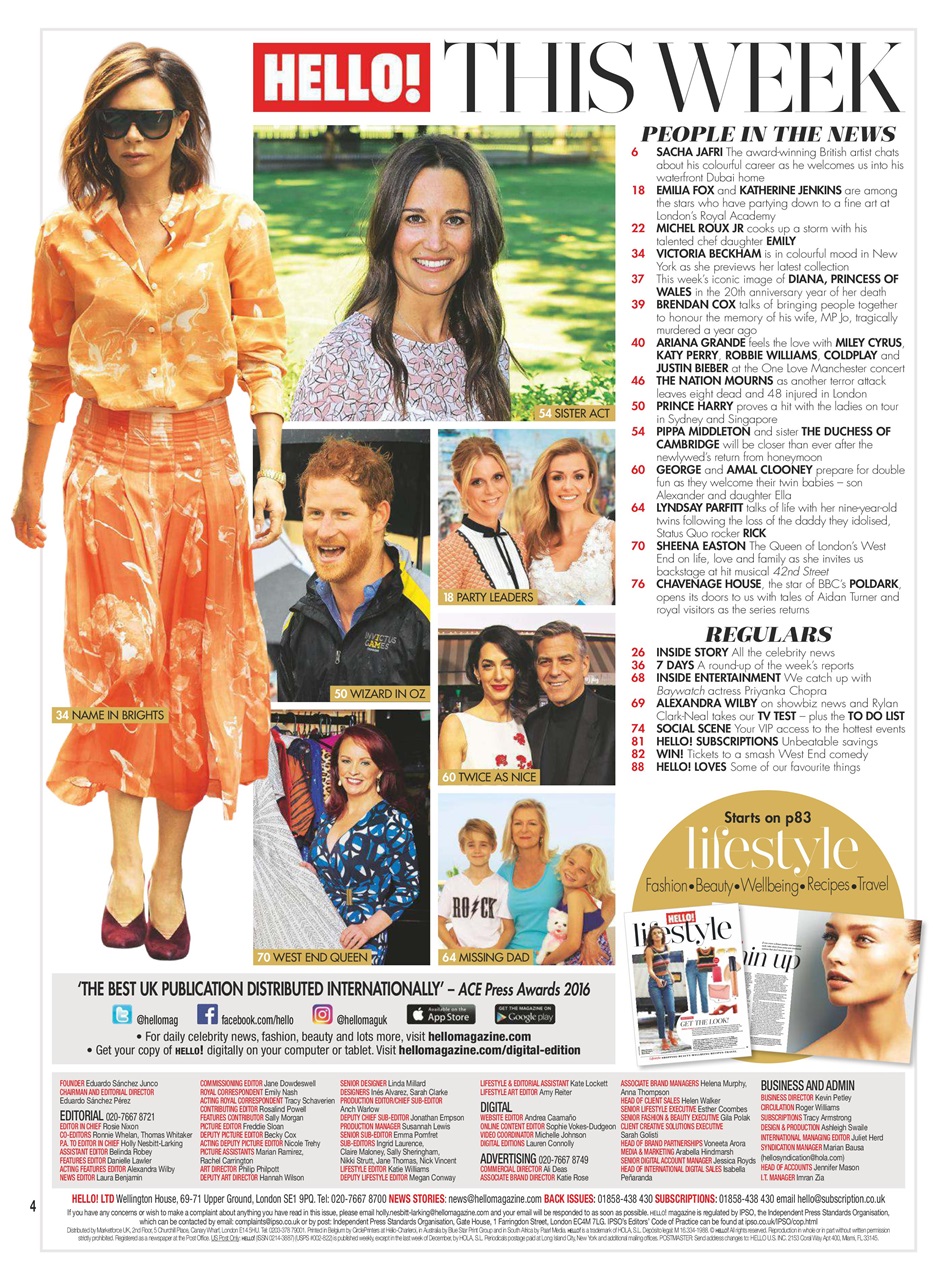 Hello! Magazine Preview Pages