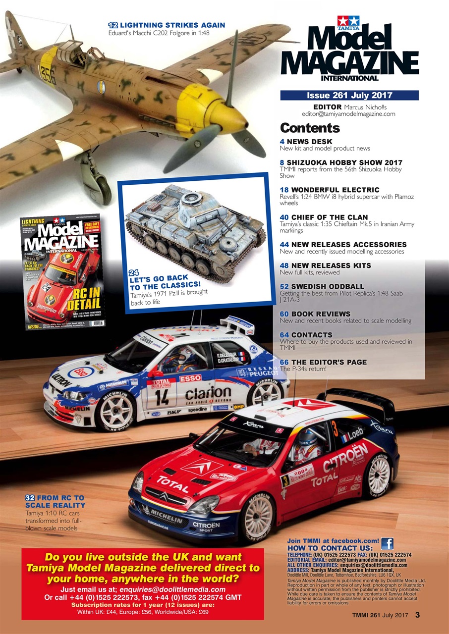 Tamiya Model Magazine Preview Pages
