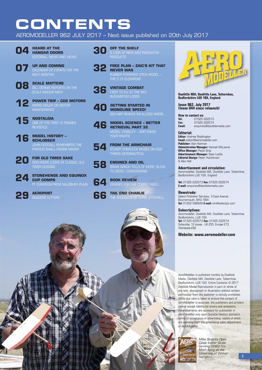 AeroModeller Preview Pages