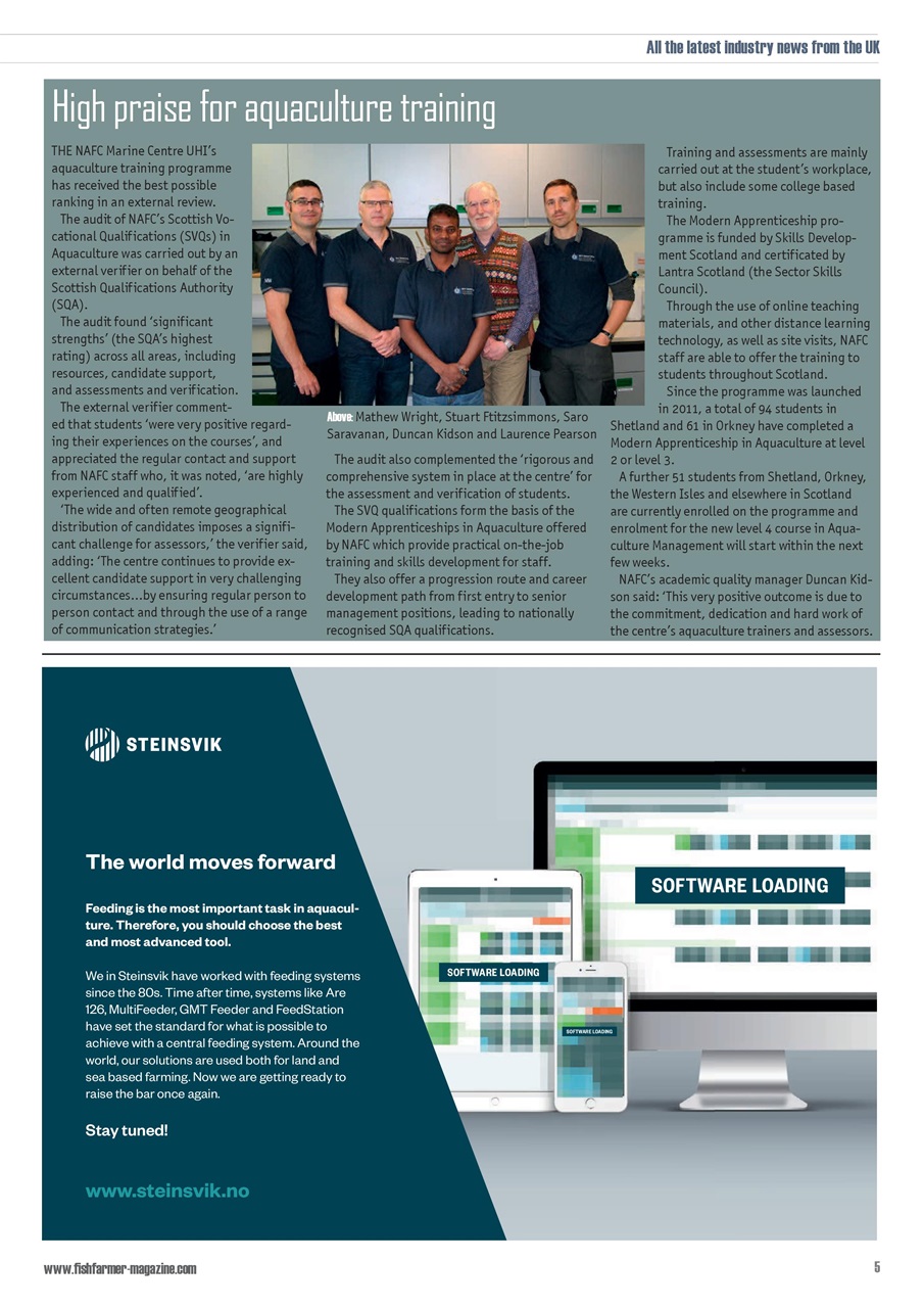 Fish Farmer Magazine Preview Pages