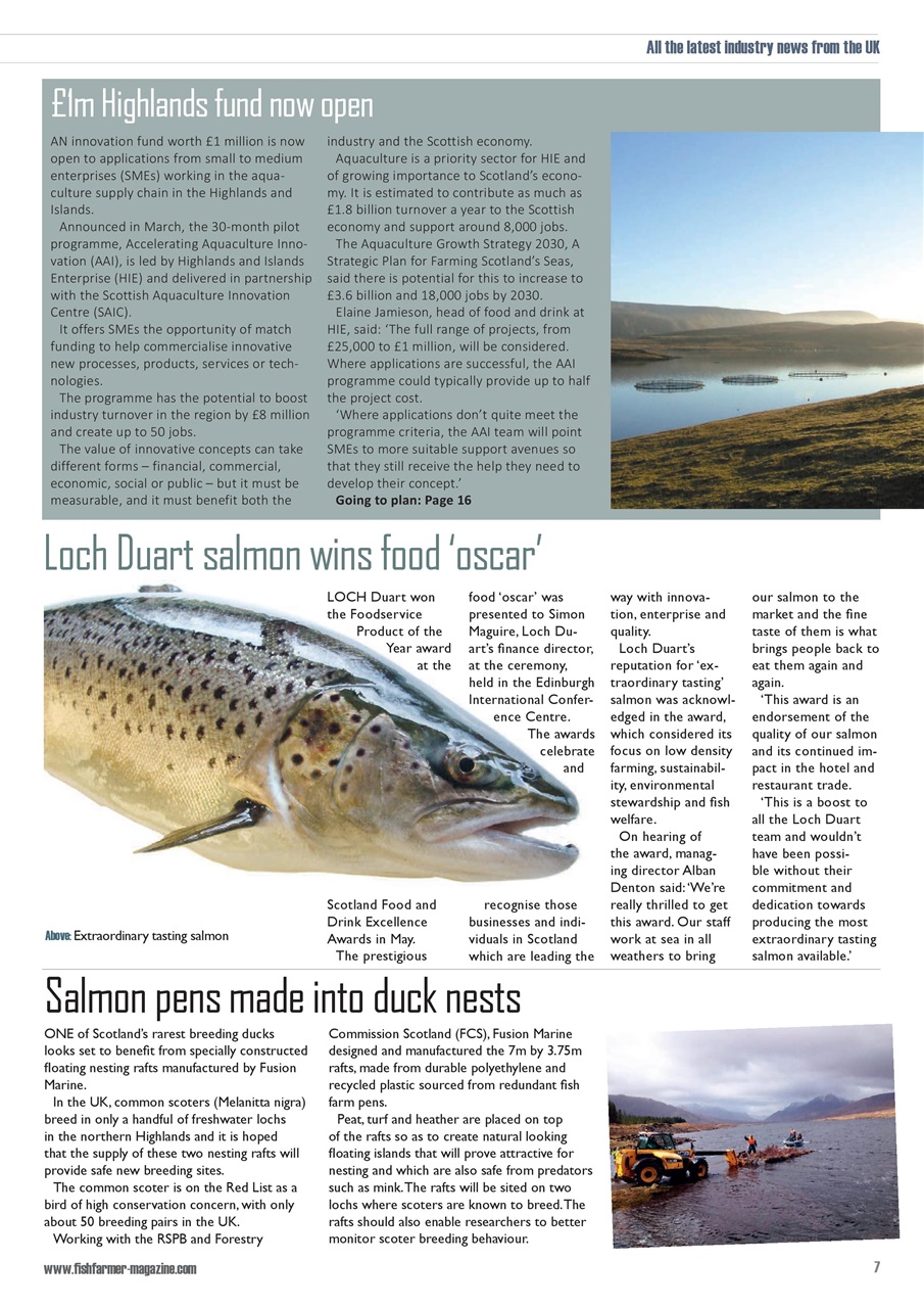 Fish Farmer Magazine Preview Pages