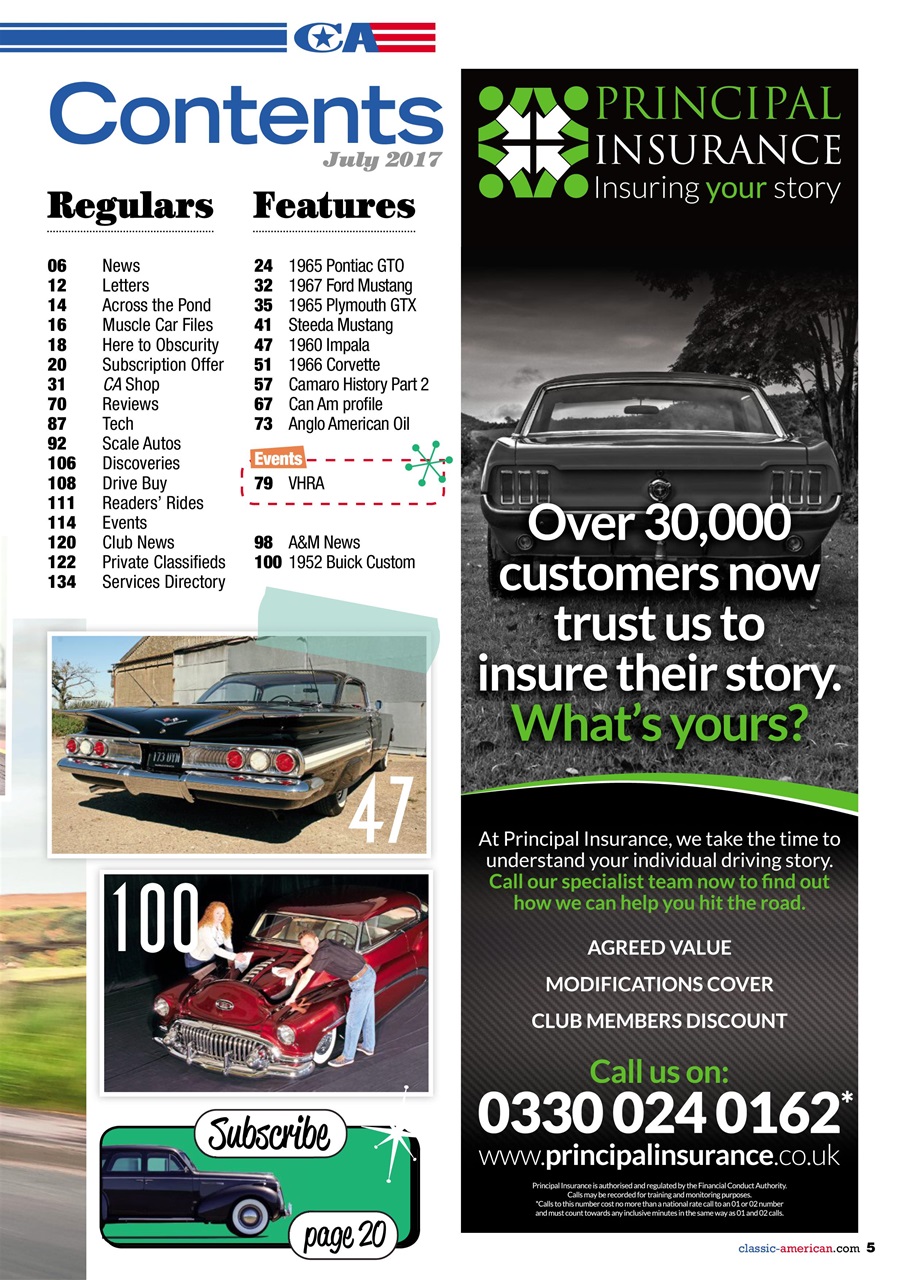 Classic American Magazine Preview Pages