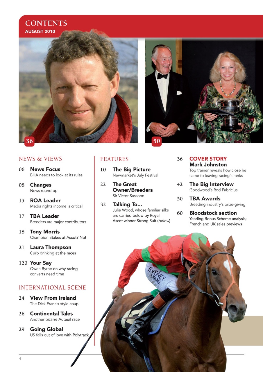 The Owner Breeder Preview Pages