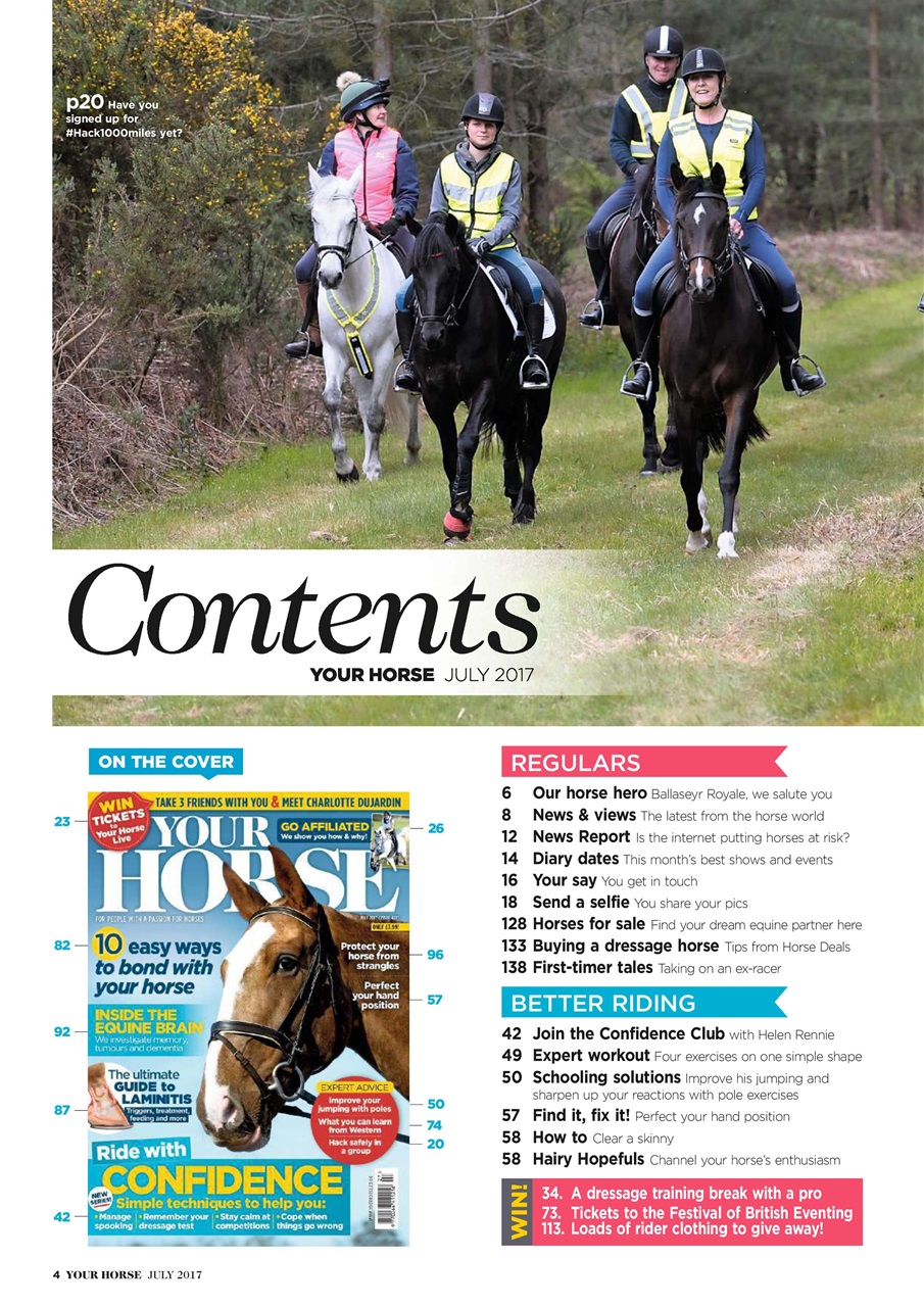 Your Horse Preview Pages