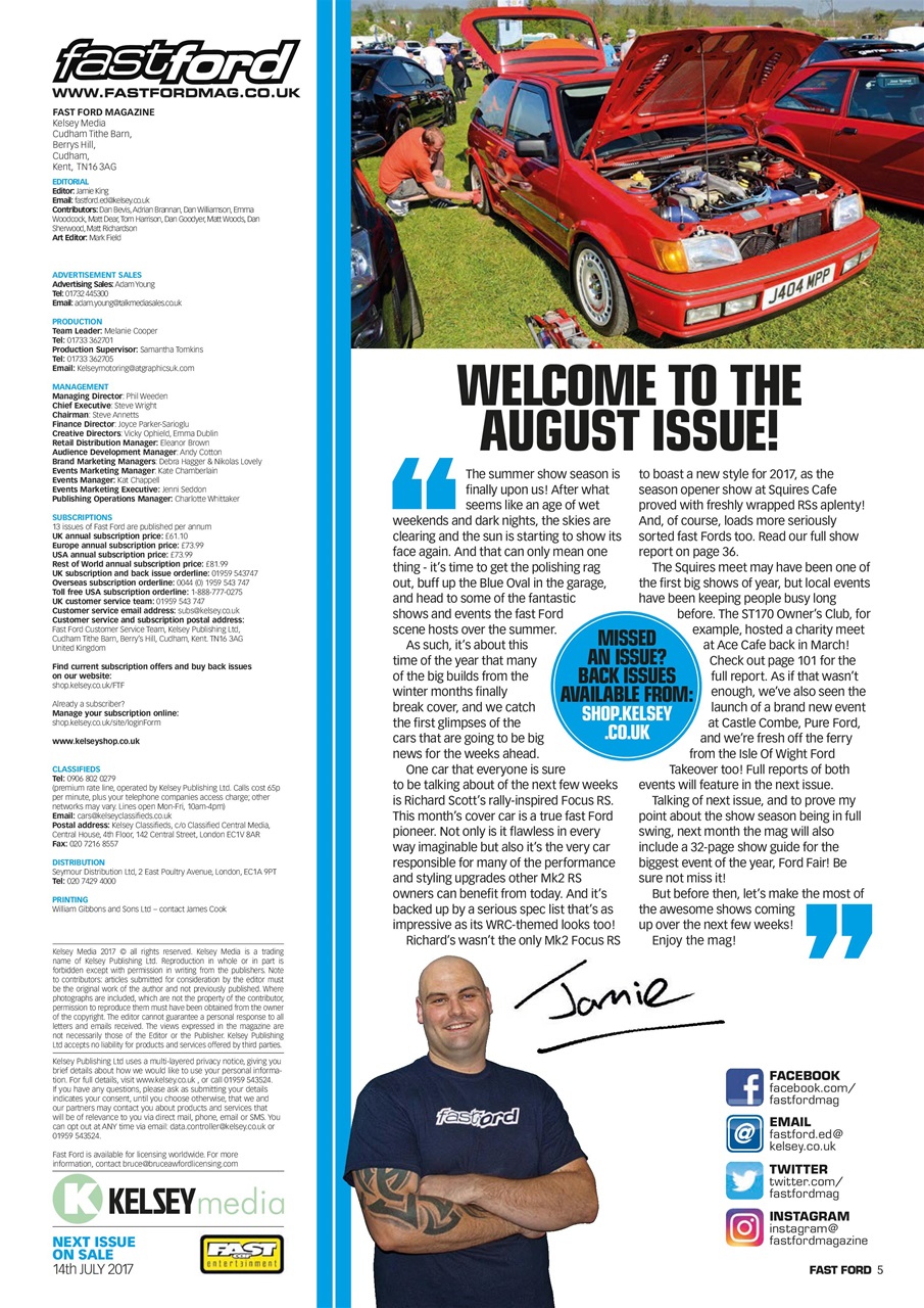 Fast Ford Preview Pages