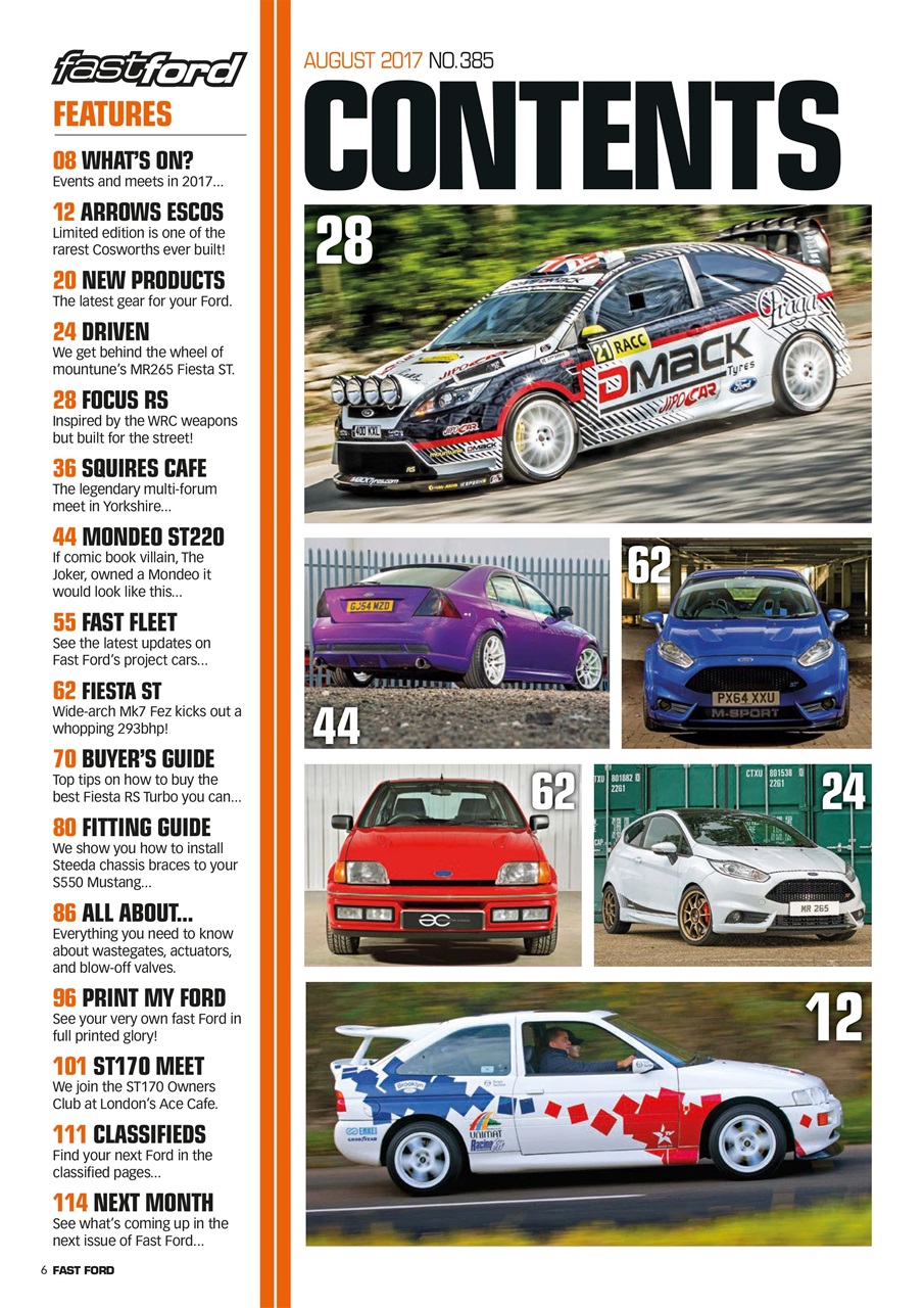 Fast Ford Preview Pages