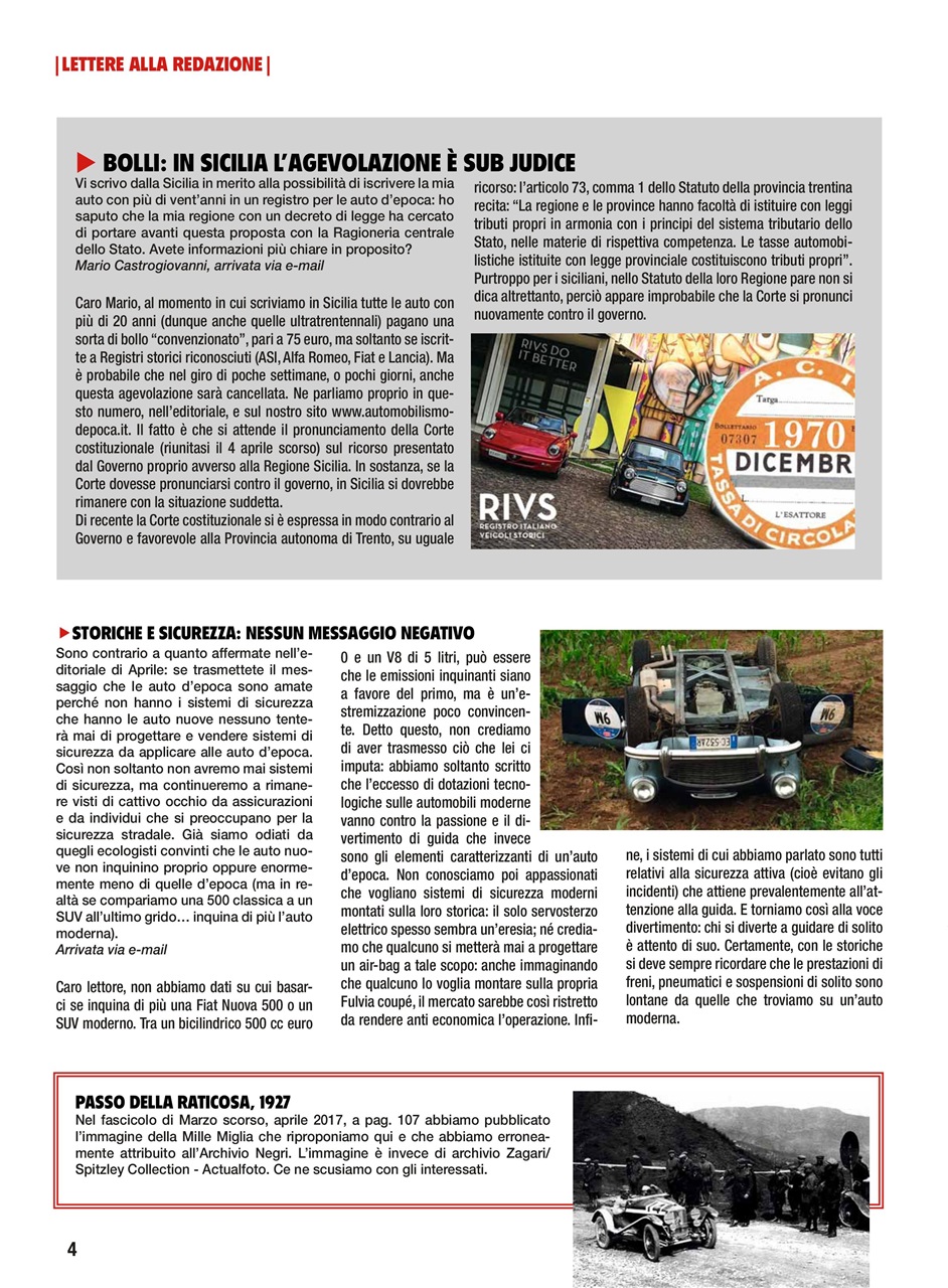 Automobilismo d'Epoca Preview Pages