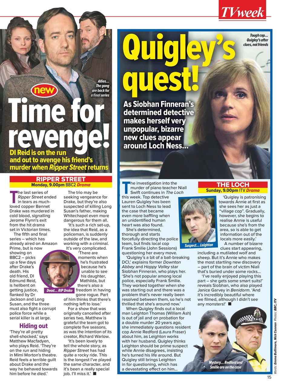What's on TV Preview Pages