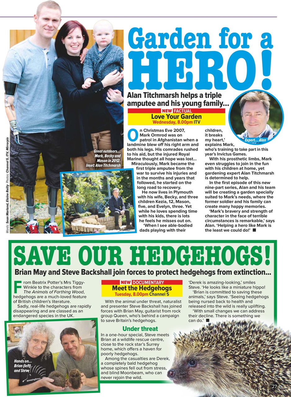 What's on TV Preview Pages