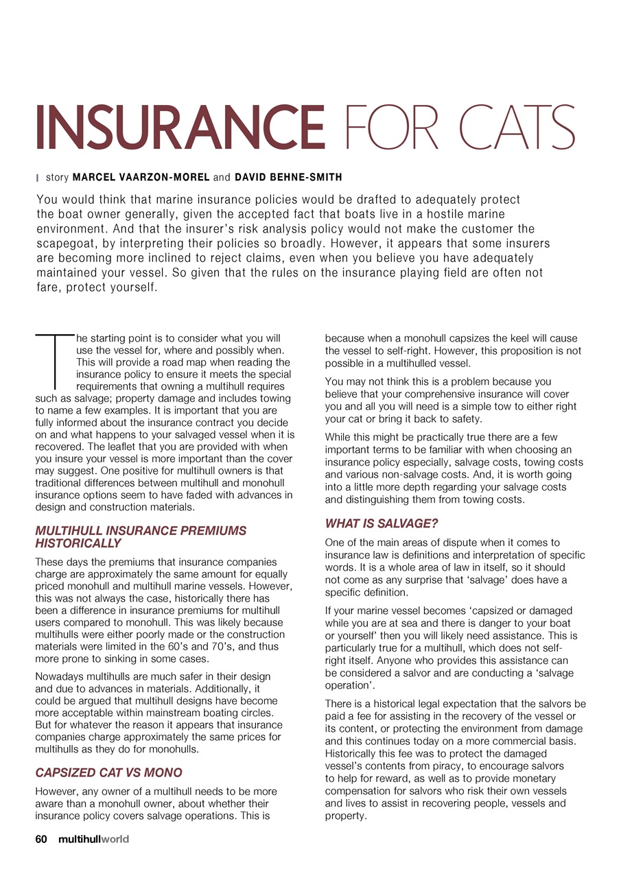 Multihull World Preview Pages