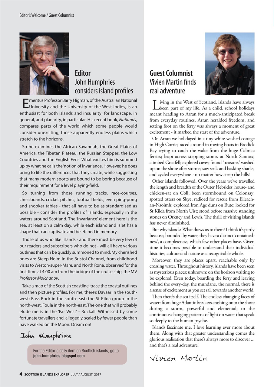 Scottish Islands Explorer Preview Pages