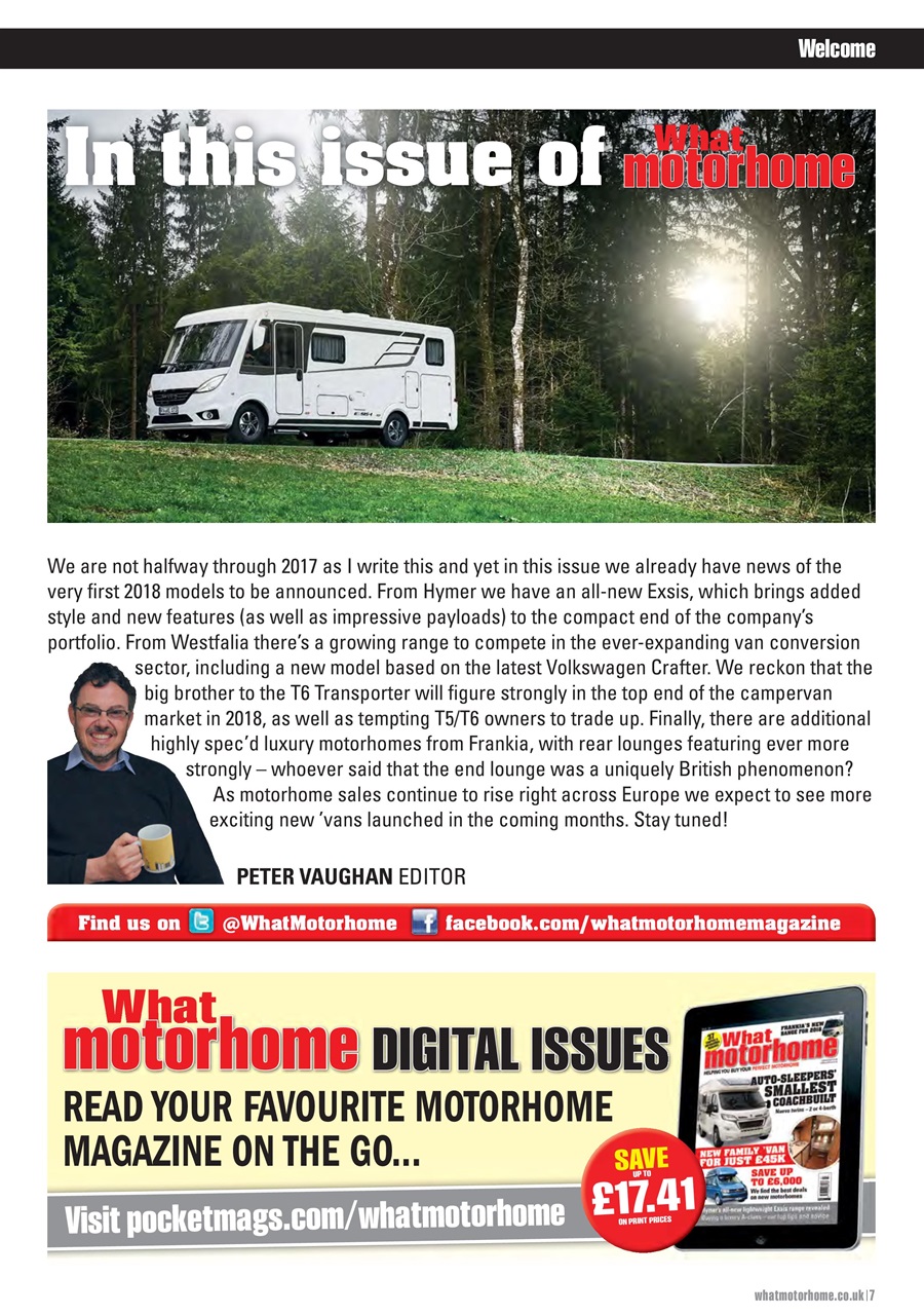 What Motorhome magazine Preview Pages