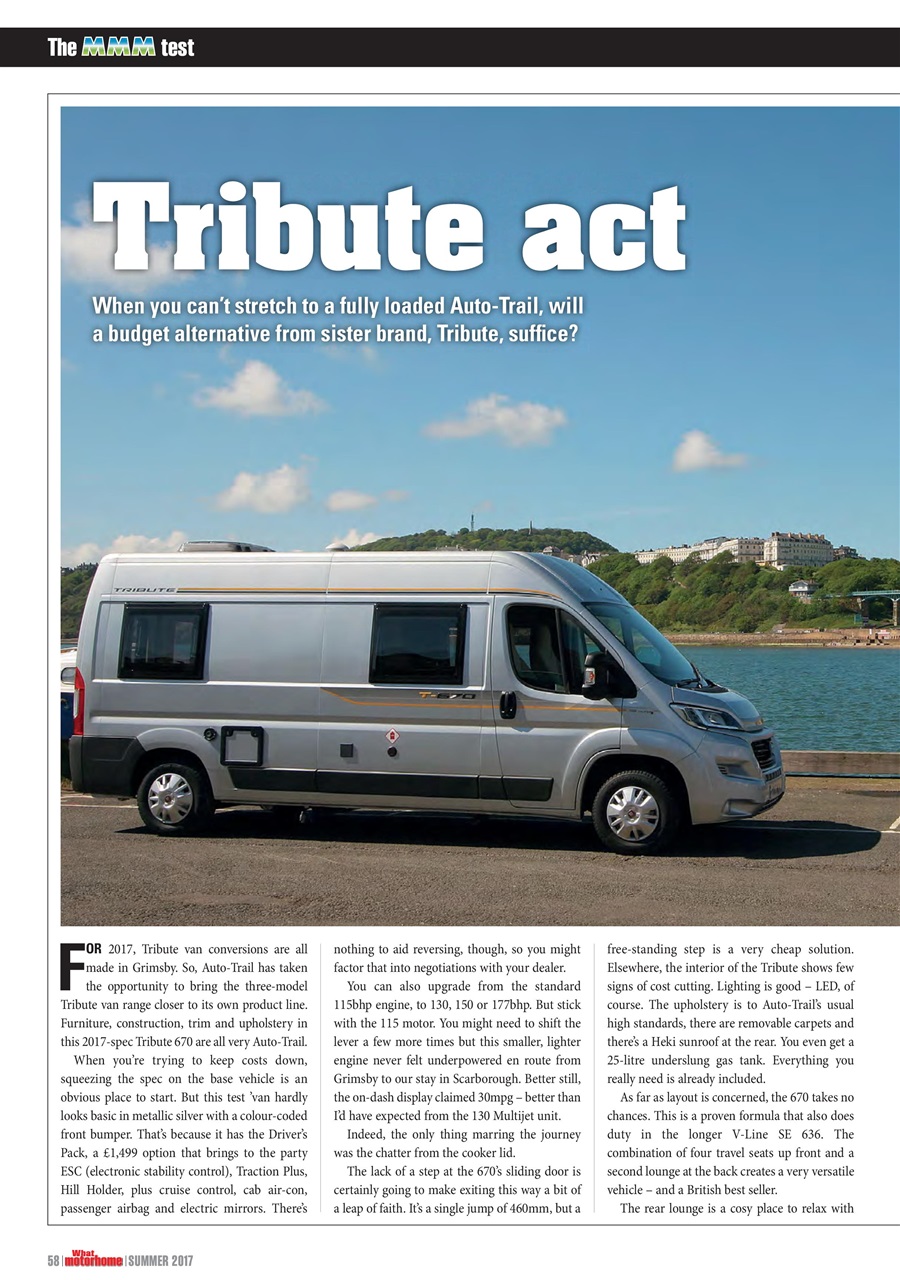What Motorhome magazine Preview Pages