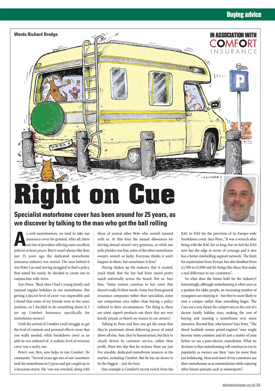 What Motorhome magazine Preview Pages