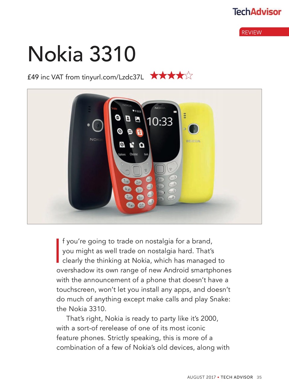 Tech Advisor Preview Pages