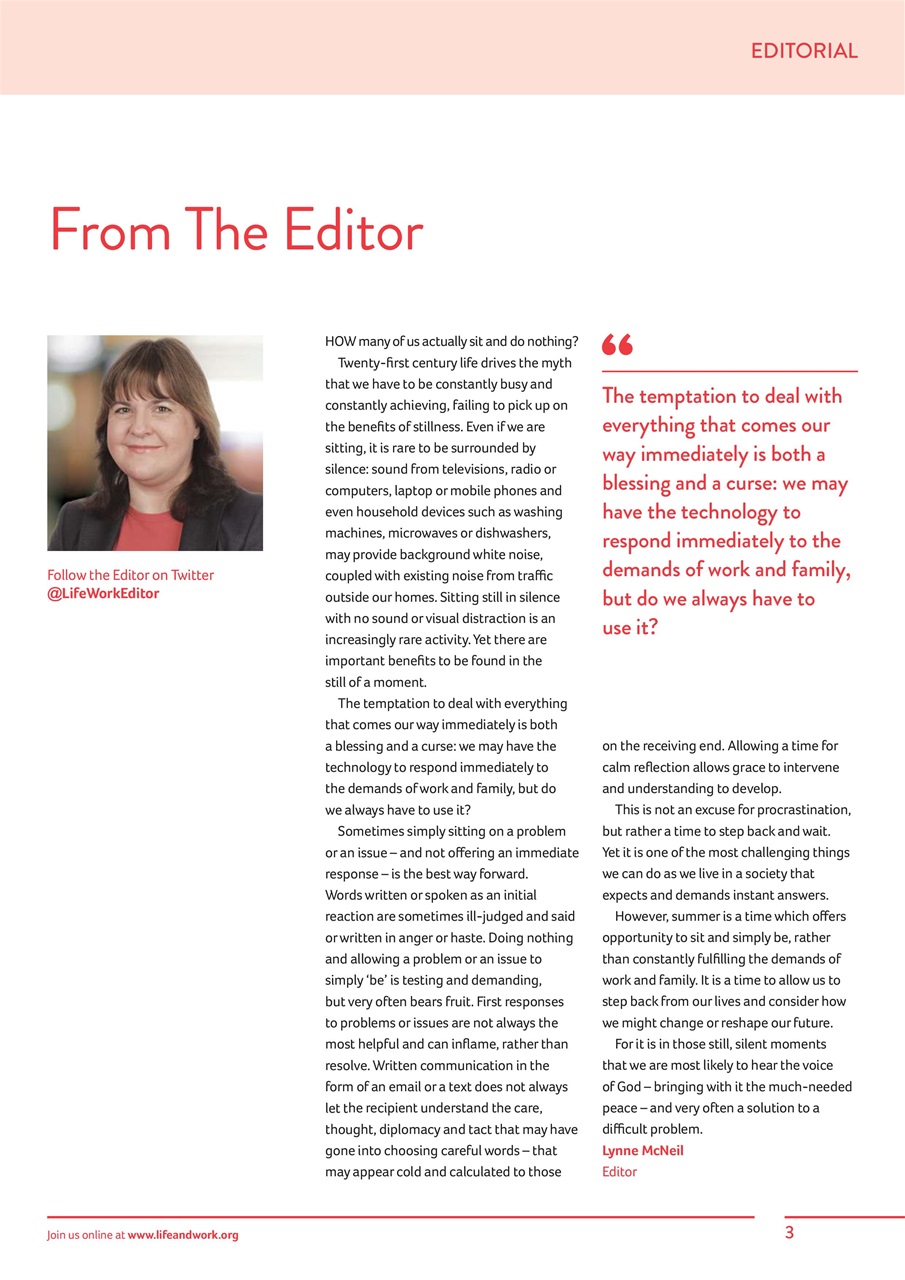 Life and Work Preview Pages