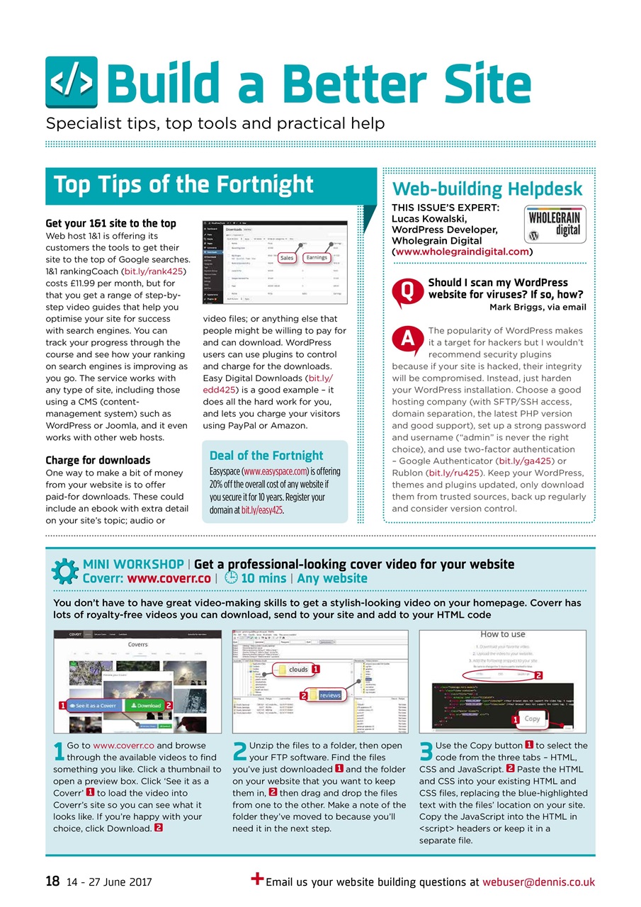 Webuser Preview Pages