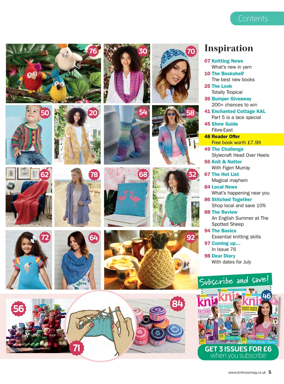 Knit Now Preview Pages