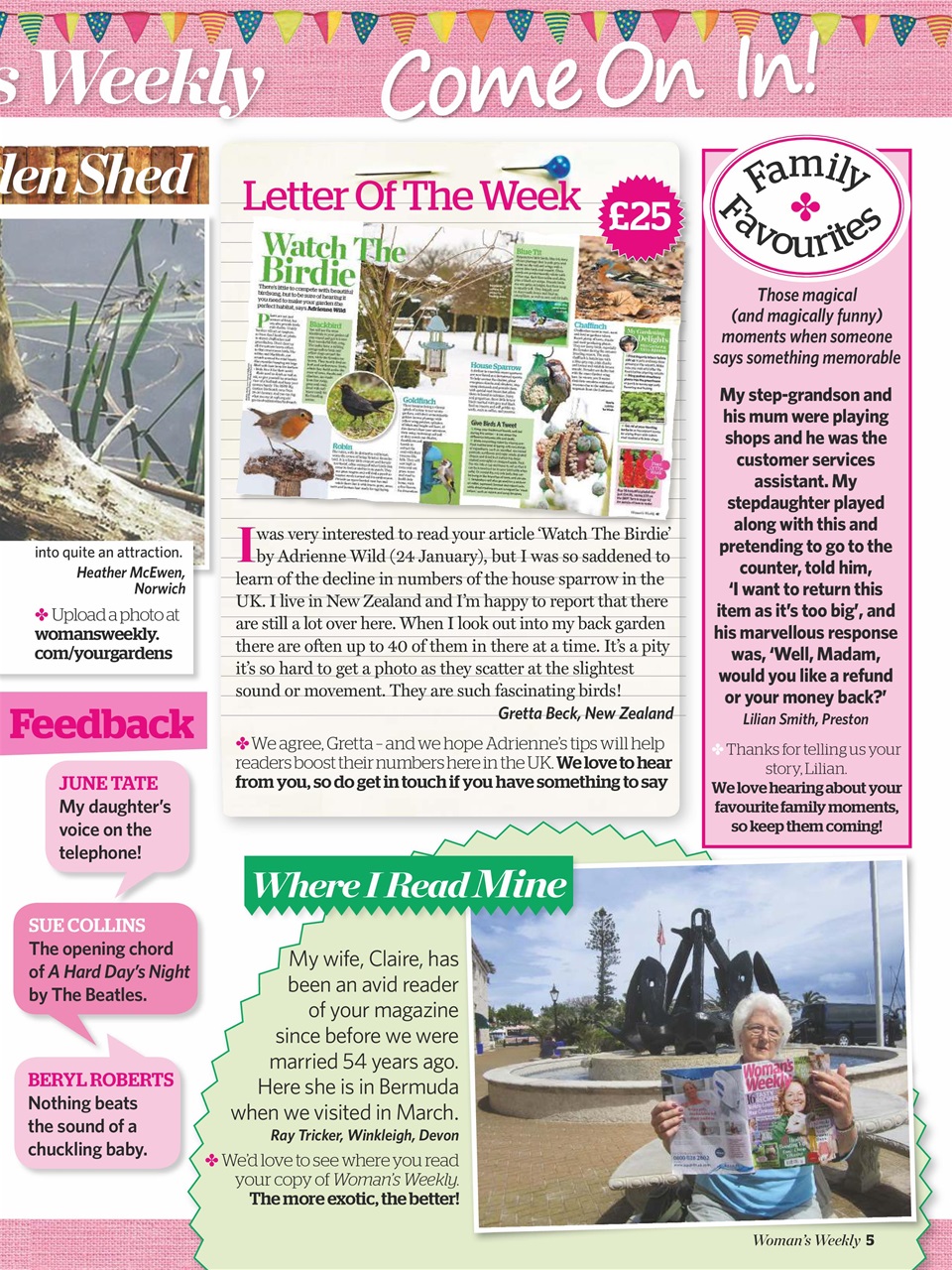 Woman's Weekly Preview Pages