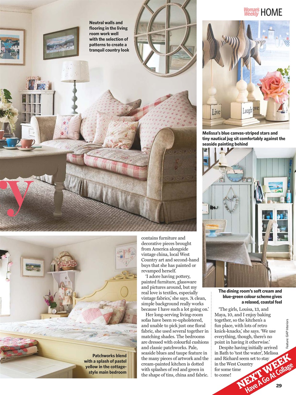 Woman's Weekly Preview Pages