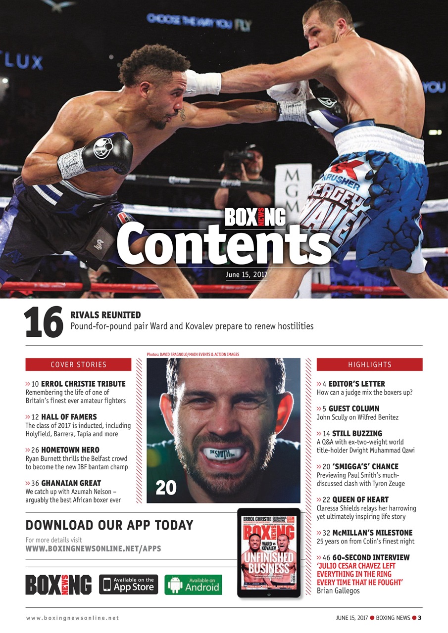 Boxing News Preview Pages
