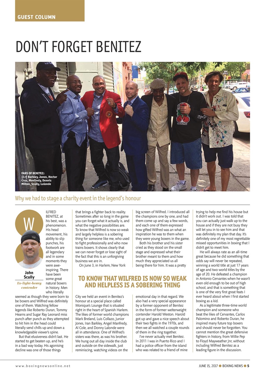 Boxing News Preview Pages
