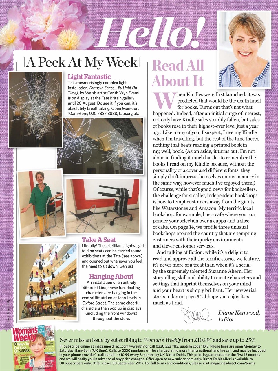 Woman's Weekly Preview Pages