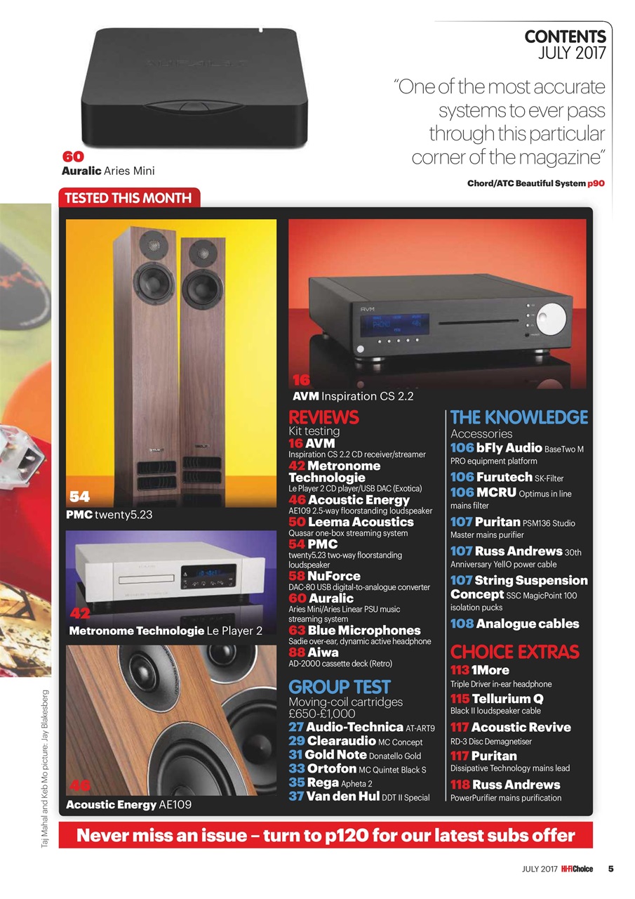 Hi-Fi Choice Preview Pages