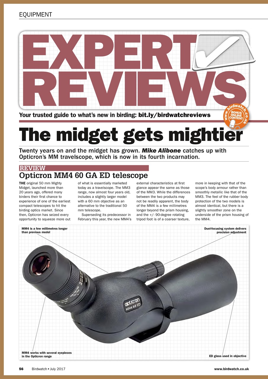 Birdwatch Magazine Preview Pages