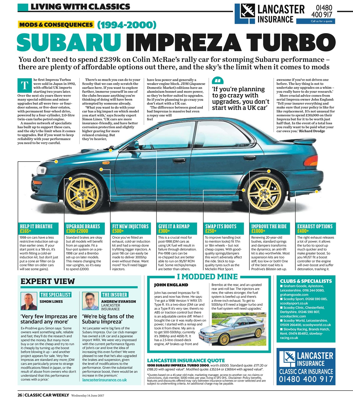 Classic Car Weekly Preview Pages