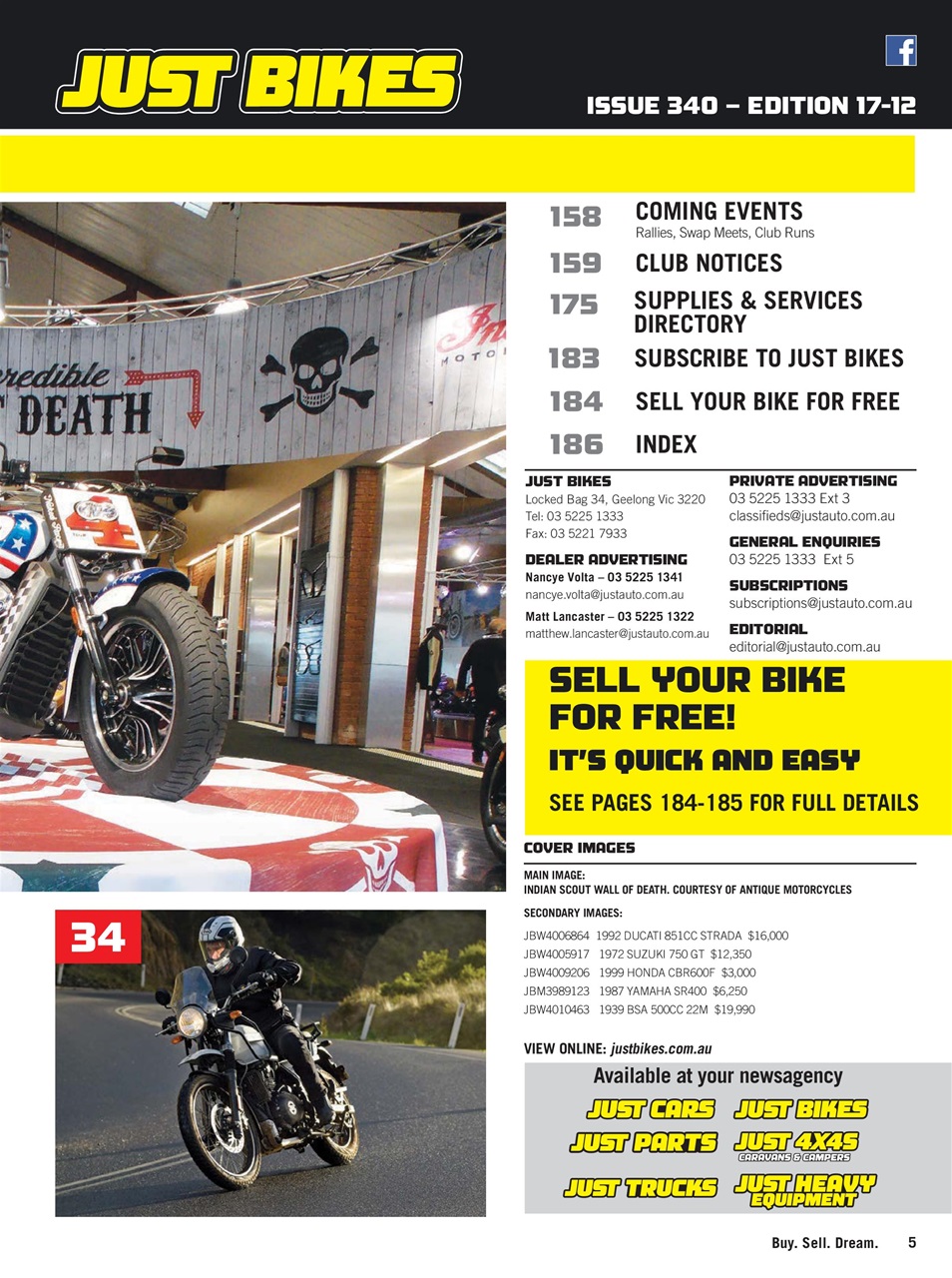 JUST BIKES Preview Pages