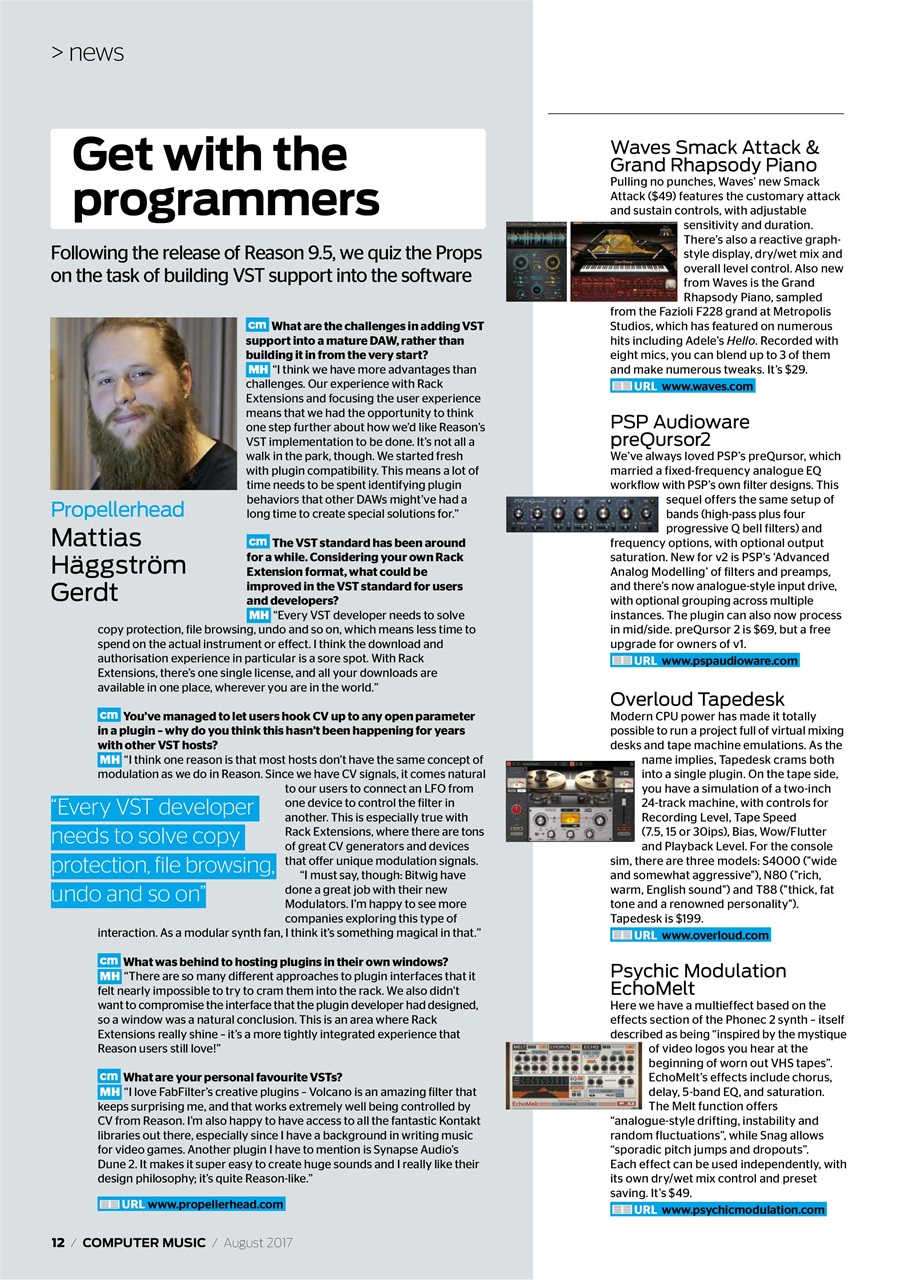 Computer Music Preview Pages