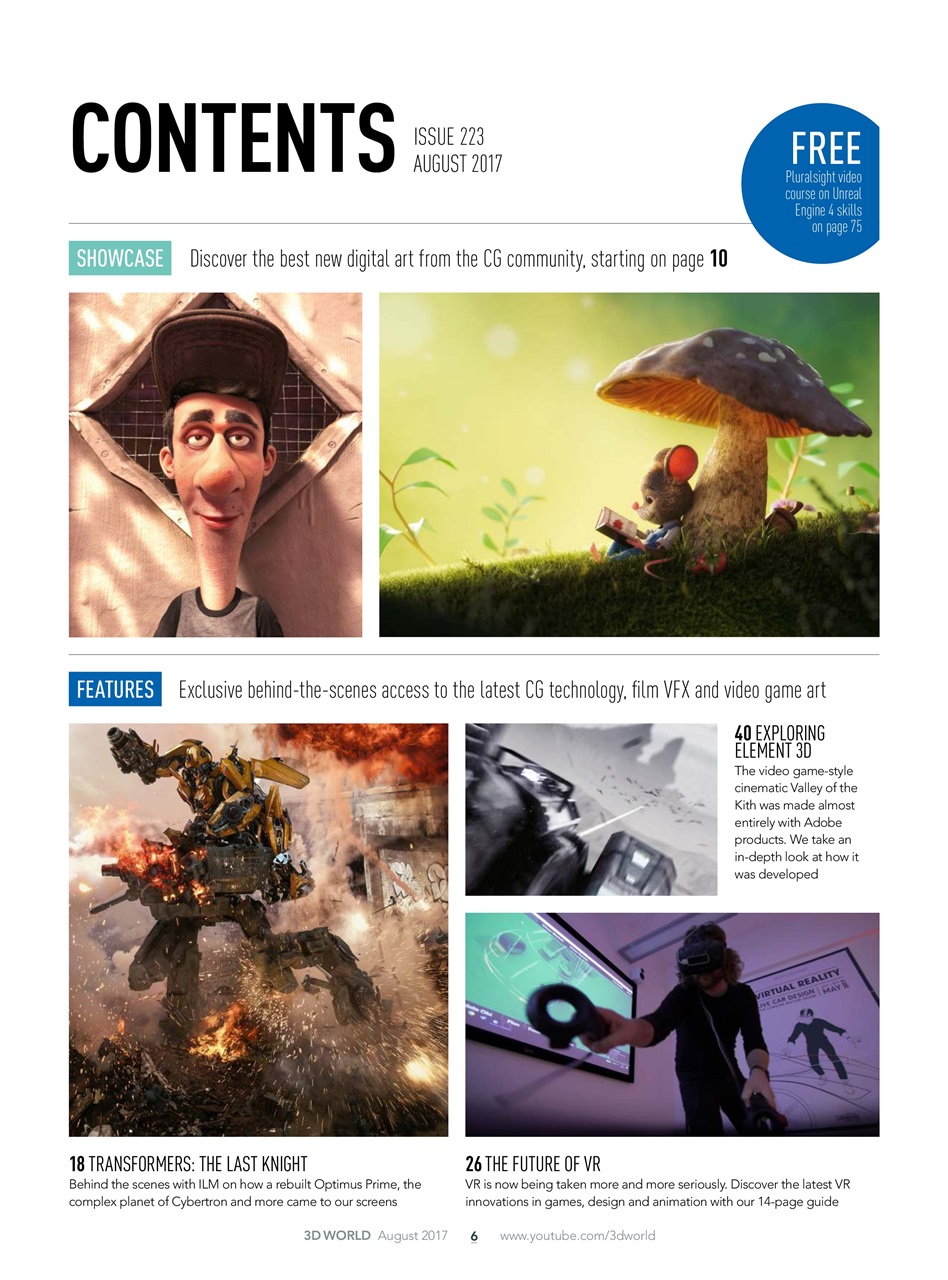 3D World Preview Pages