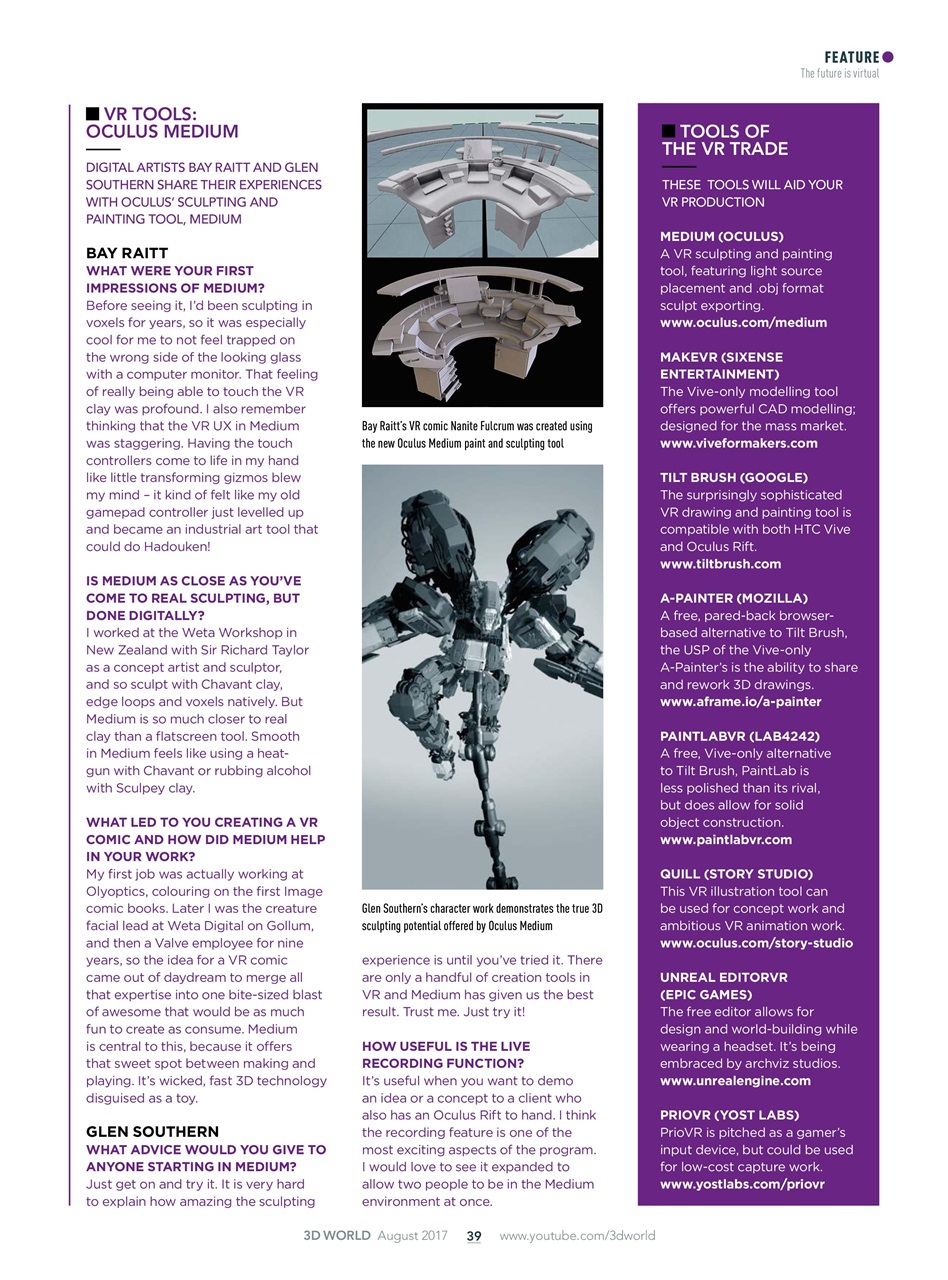 3D World Preview Pages