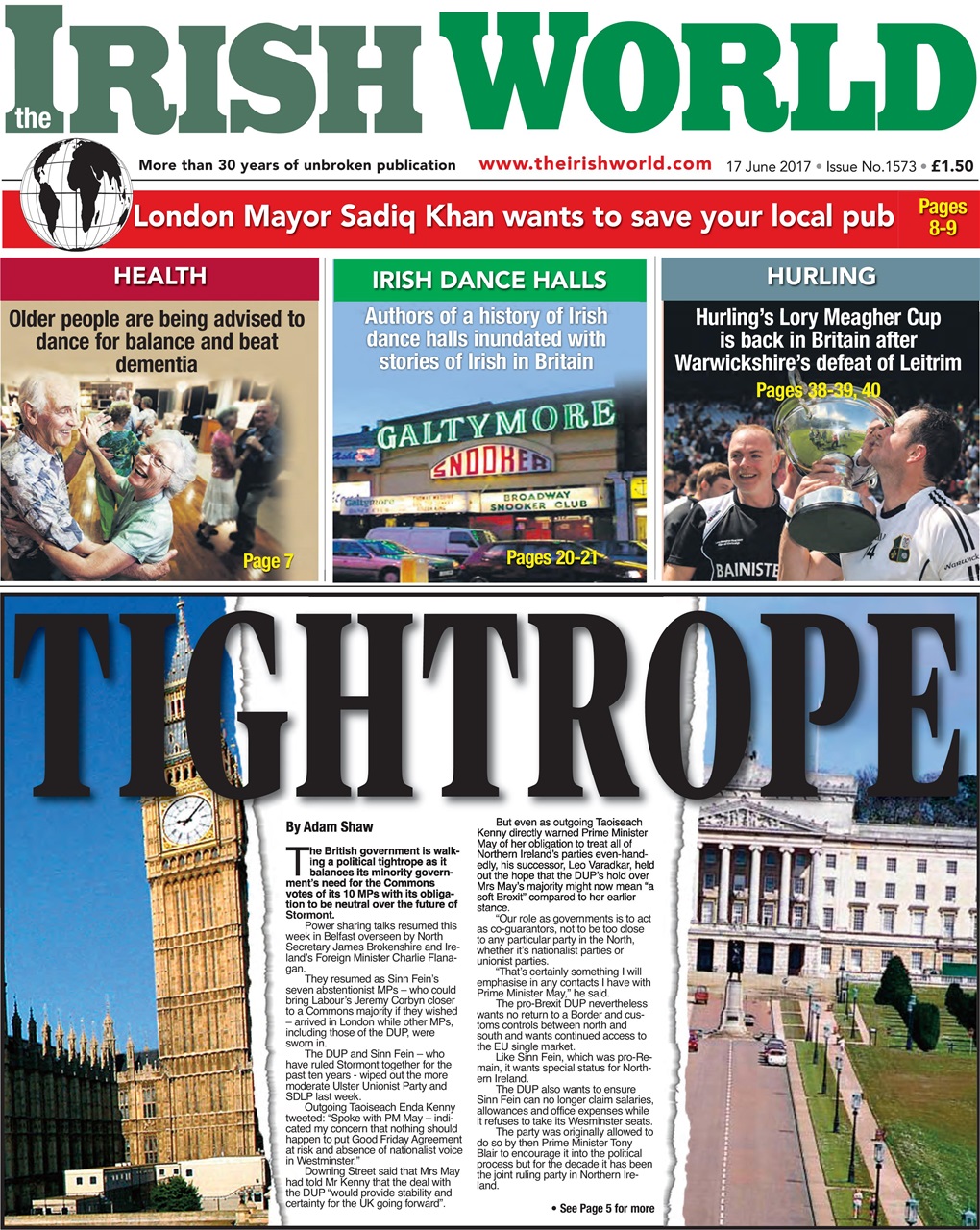 Irish World Preview Pages