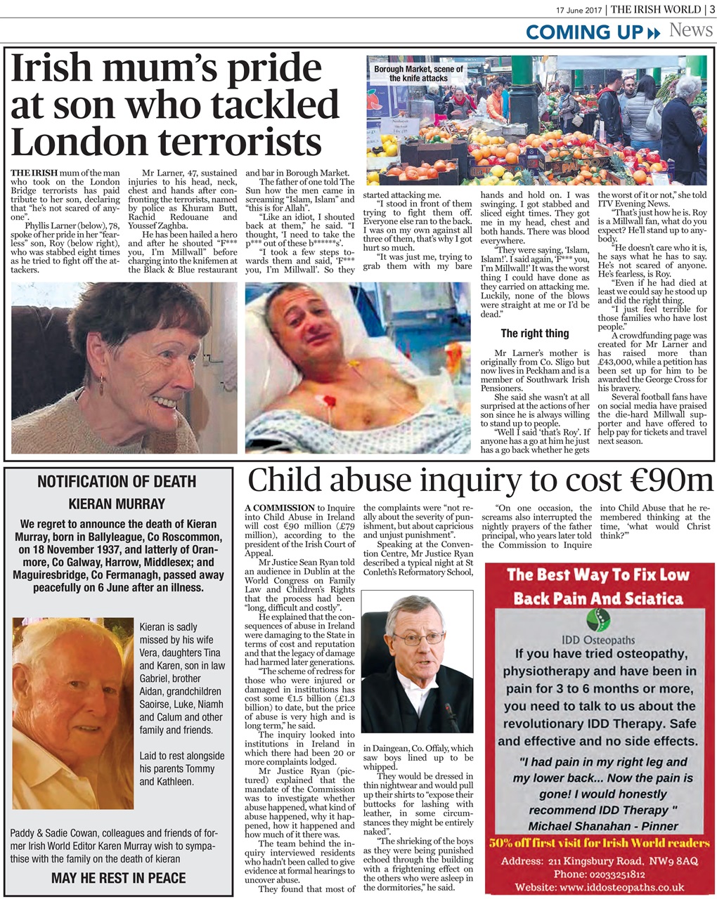 Irish World Preview Pages