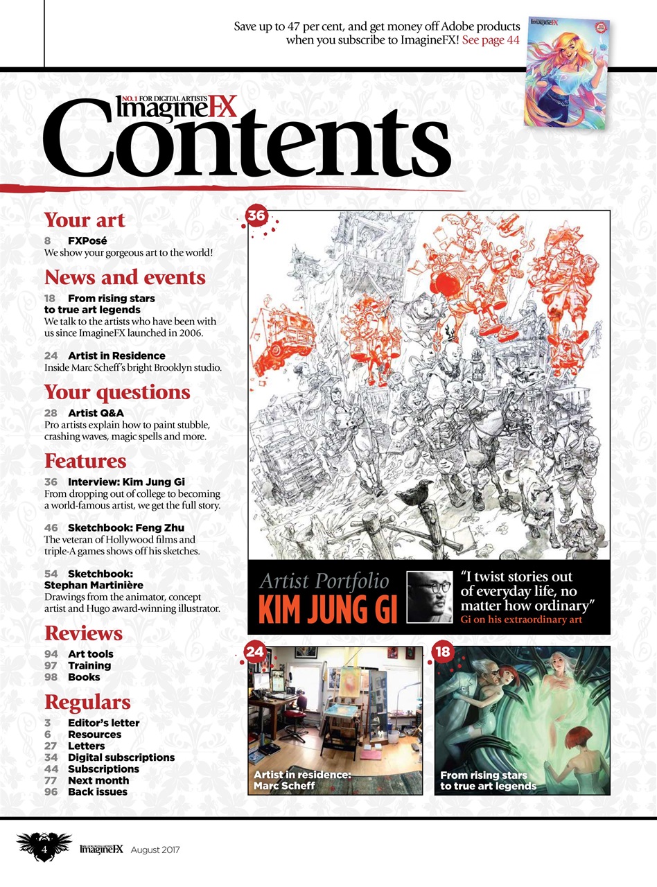 ImagineFX Preview Pages