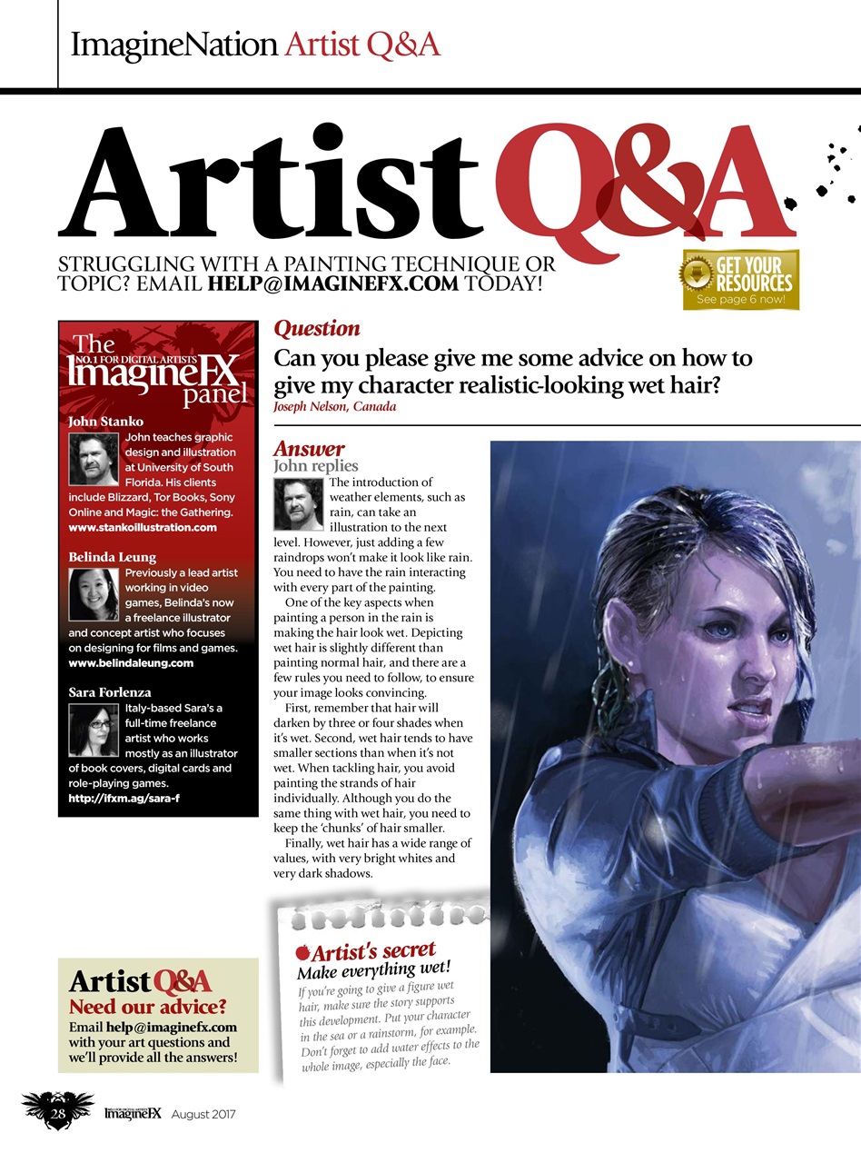 ImagineFX Preview Pages