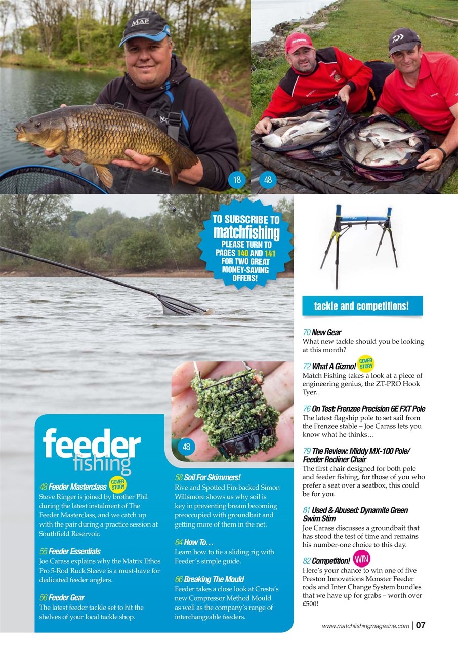 Match Fishing Preview Pages