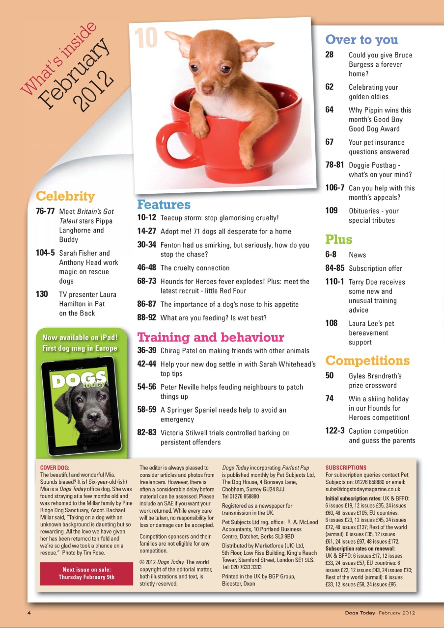 Dogs Today Magazine Preview Pages