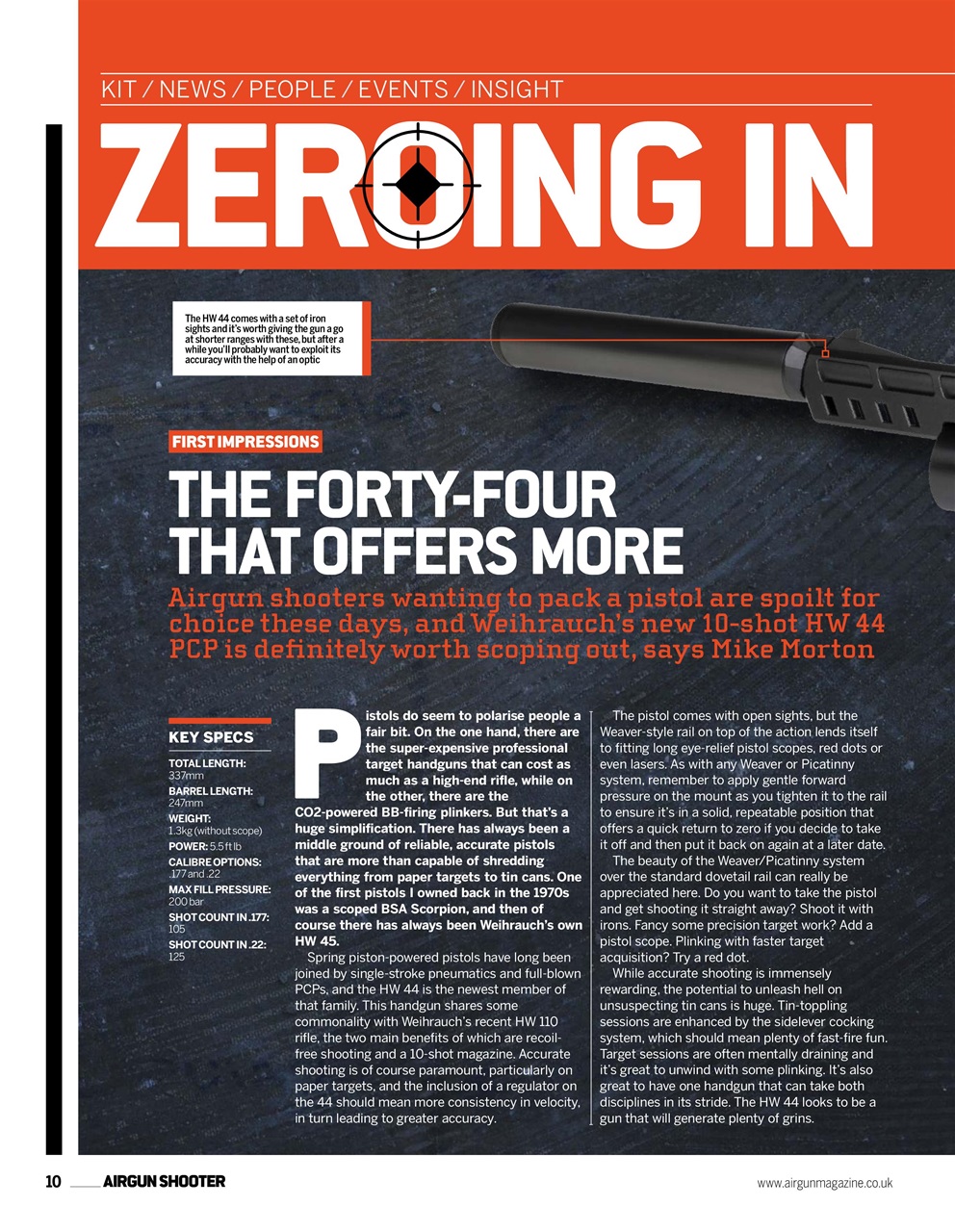Airgun Shooter Preview Pages